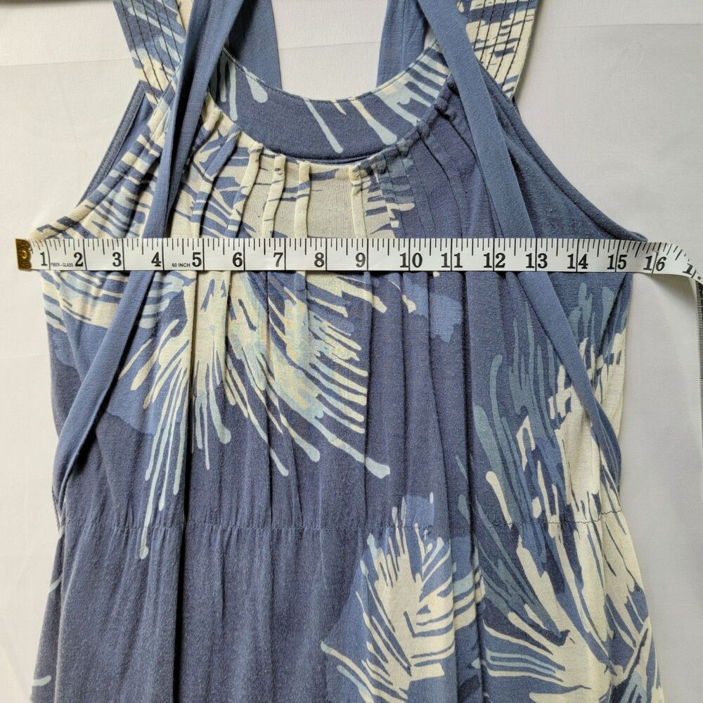 Anthropologie Periwinkle Modal Dress w POCKETS & Belt Floral Abstract Print XS - Picture 12 of 13